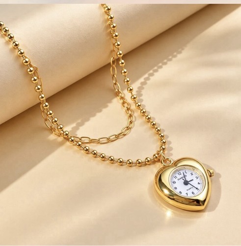 Collana con ciondolo - , orologio
