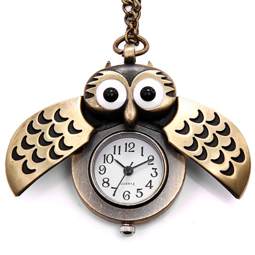 Collana con ciondolo orologio