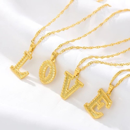 Collana donna lettera - donna,