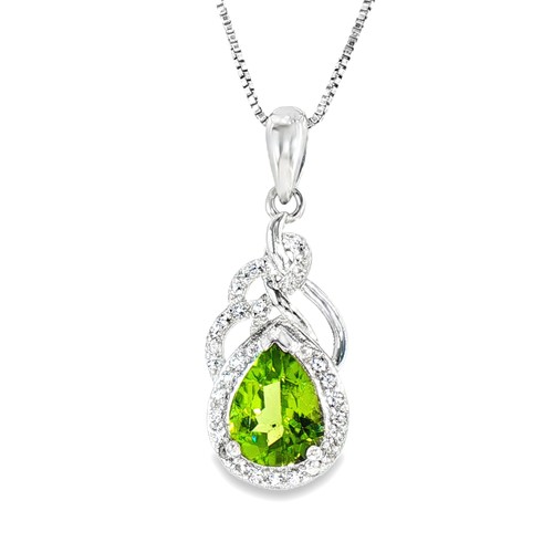 Ciondolo peridoto naturale - peridoto,