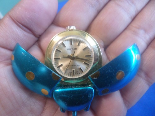 Orologio coccinella verde - orologio,