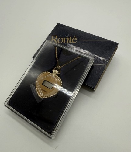 Collana con ciondolo orologio