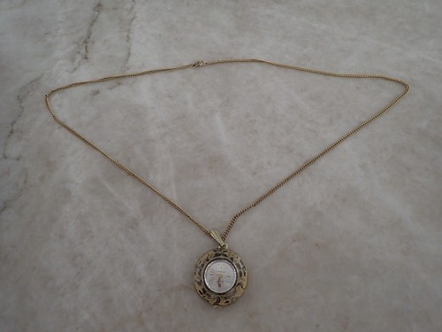 Collana orologio vintage - collana,